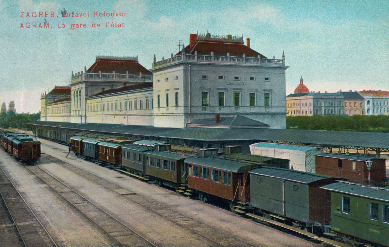 Glavni kolodvor 1908. godina